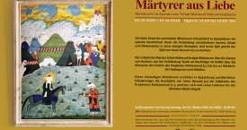 Einladung zur Kunstausstellung «Märtyrer aus Liebe»